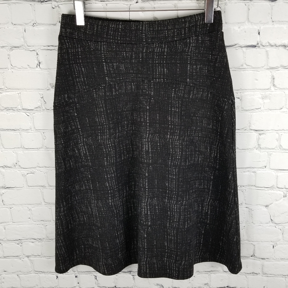 DELLA SPIGA | stretch a-line  thatch pattern skirt